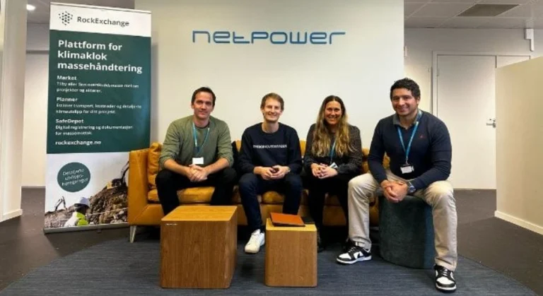 The Netpower team with the member of parliament