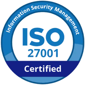 ISO/IEC 27001 Certified