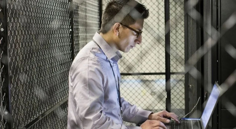 Servere driftet av Netpower i datasenteret