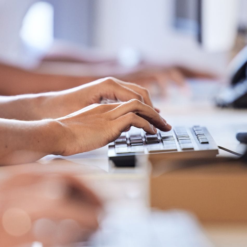 IT support 247 Laptop skriving