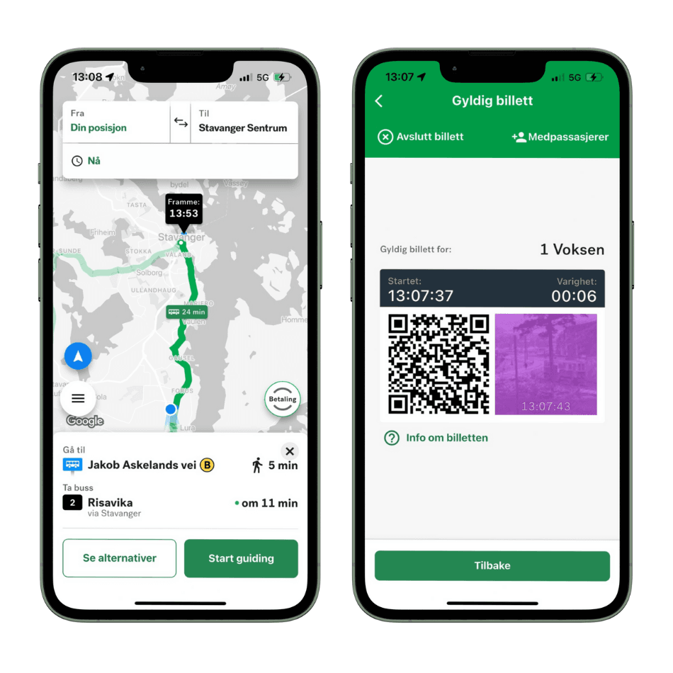 Kolumbus app pay as you go Kolumbus betalingsløsning