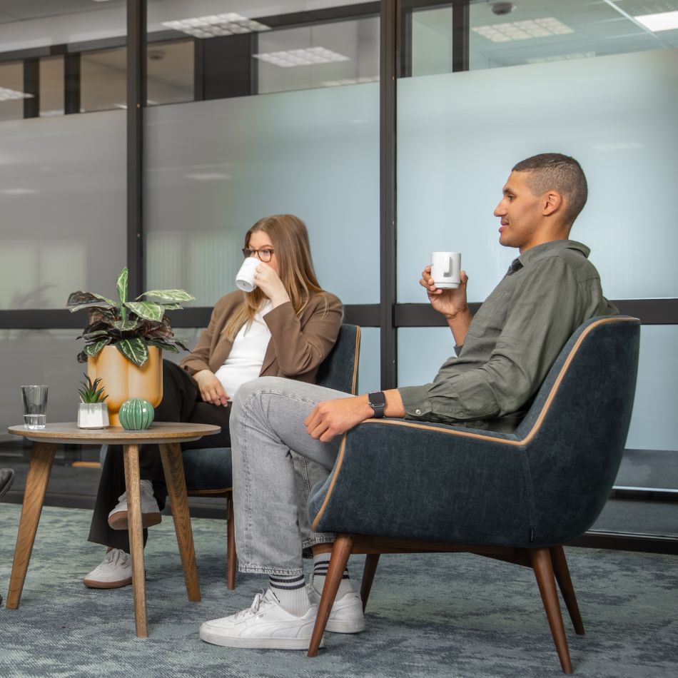 Stemning på kontoret hos Netpower Stemning på kontoret hos Netpower